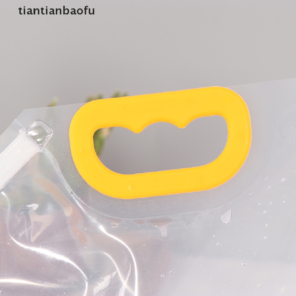 [tiantianbaofu] 1.5/2.5/5L Stand-up Safety Drink Packaging Bag Pouch Beer Juice Milk Liquid Bag Boutique