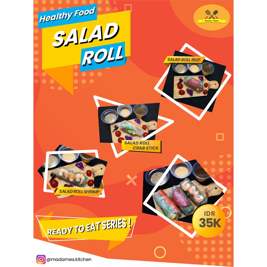 

Salad Roll Madame's Kitchen 3 in 1