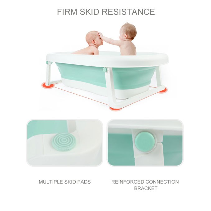 Ember Bak Lipat Bak Mandi Bayi Lipat Foldable Baby Bathtub Ember Lipat Ember Mandi Anak bisa cod