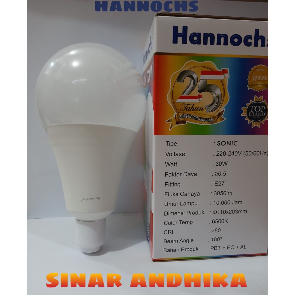 LAMPU LED HANNOCHS SONIC 30 WATT