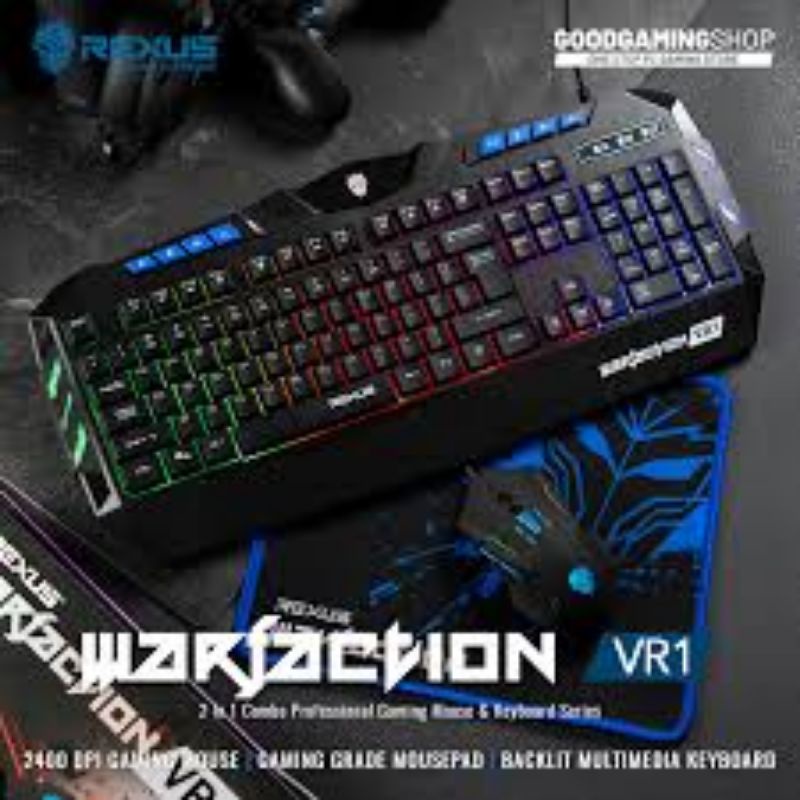 Keyboard Mouse Gaming Combo Rexus Warfaction VR1