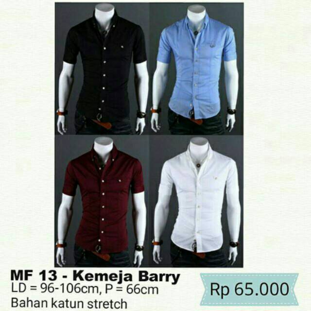 Kemeja Barry Hitam