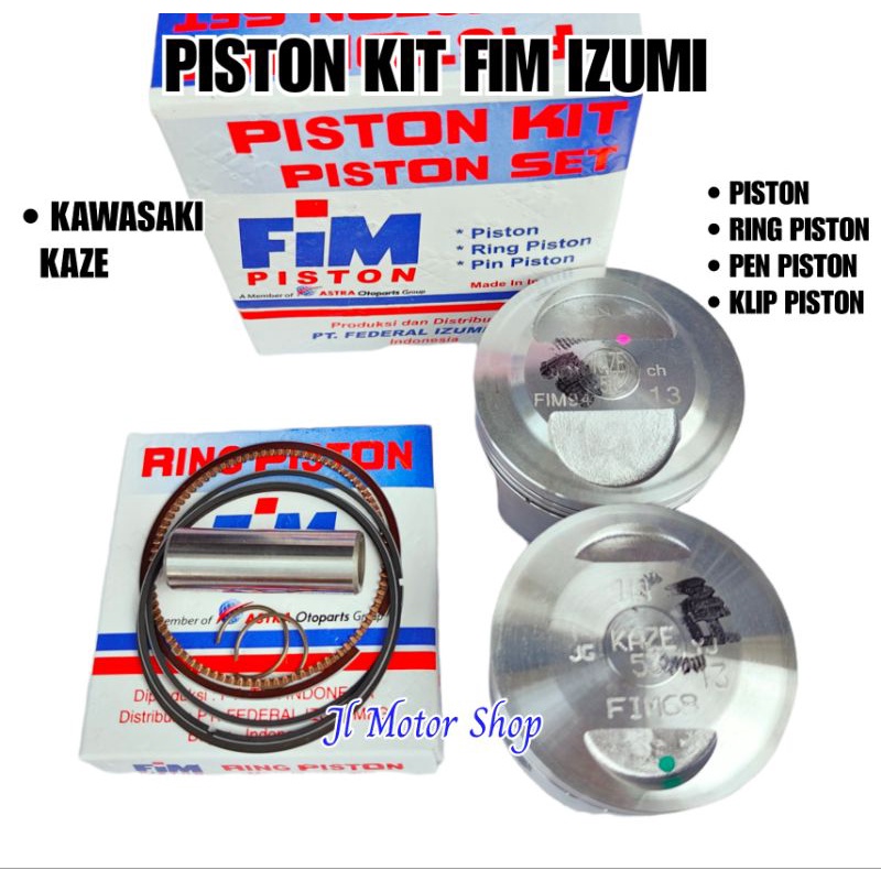 SEHER PISTON FIM STD XB BEAT SCOOPY VARIO 110 BLADE REVO KAZE BEAT ESP SCOOPY ESP VARIO 110 ESP PIN 15 50 50.5 51 51.5 52 52.5 53.5 54 54.5 55 55.5 56 Original