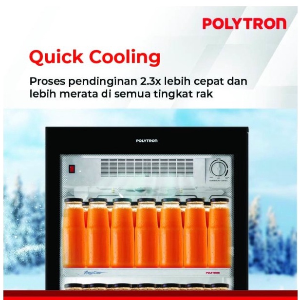 Polytron Showcase 230 Liter SCN 236 Allure Lemari Pendingin Minuman