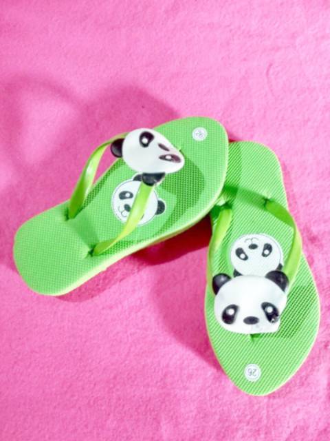 Sandal Jepit Anak laki laki dan perempuan Motif Panda