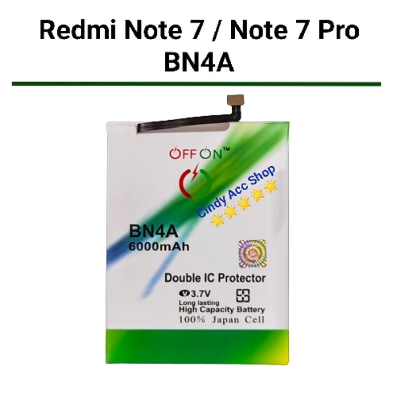 Baterai Double Power Redmi Note 7 BN4A Note 7 Pro Batre Battery