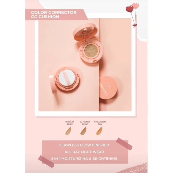 ☀️cahaya acc☀️simplicity color corrector cushion