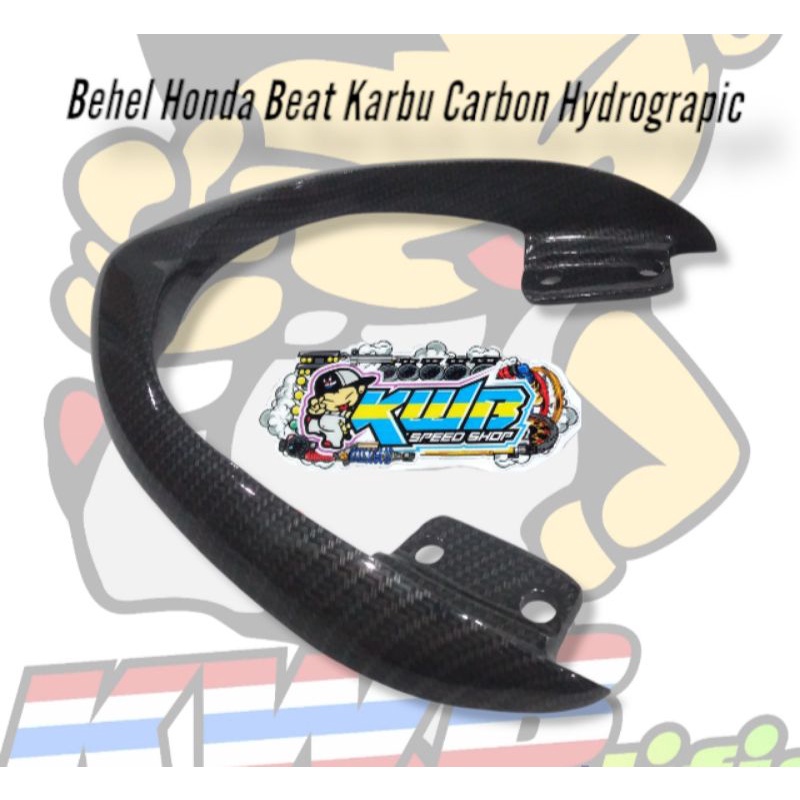 Behel belakang beat karbu model ori carbon hydrograpic Behel Beat Karbu Chrome Krom Poles carbon Variasi Begel Planger Beat Lama Chrome Termurah Behel beat karbu begel PNP beat 2009 2010 2012 planger beat karbu beat lama model original carbon hydrograpic