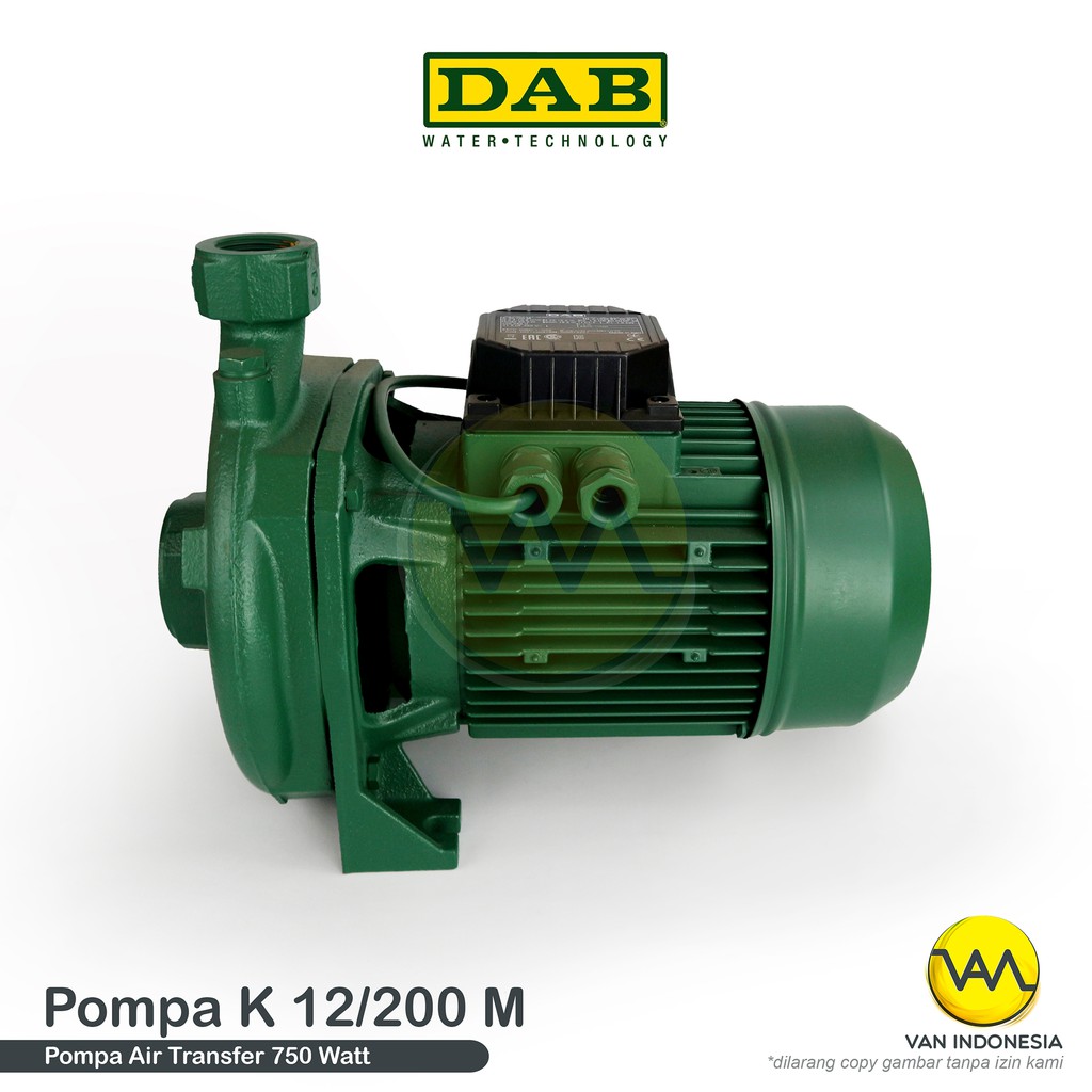 DAB Mesin Pompa Air Transfer DAB Pump K12/200M Pompa single impeller centrifugal