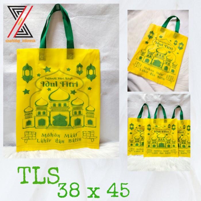 

Goodiebag Tas Kain Lebaran / Goodie Bag Idul Fitri Size 38 X 45 1 Sisi Per Lusin
