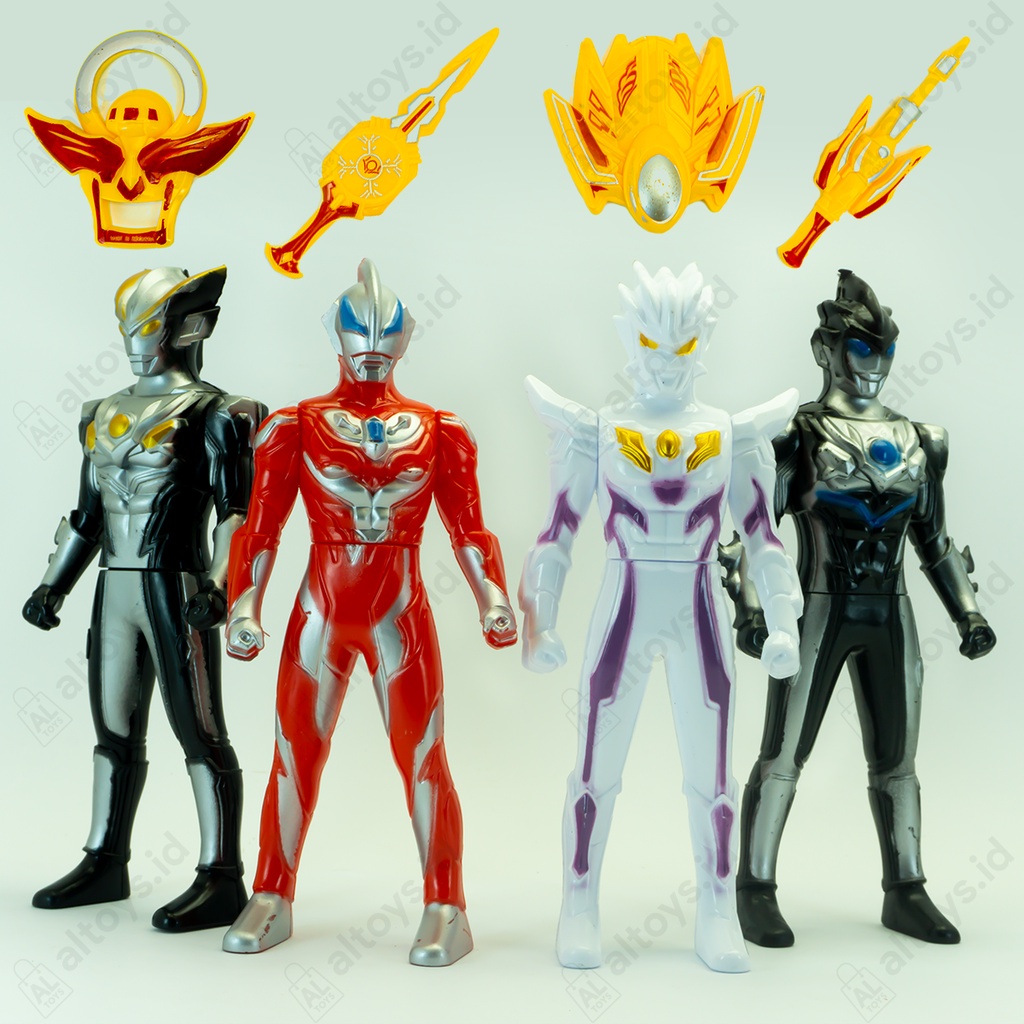 MAINAN FIGURE ROBOT ULTRAMAN RB SET ISI 4PCS