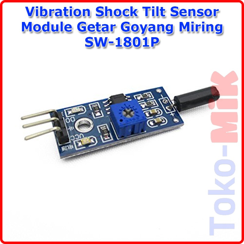 Vibration Shock Tilt Sensor Module Getar Goyang Miring SW-1801P HDX