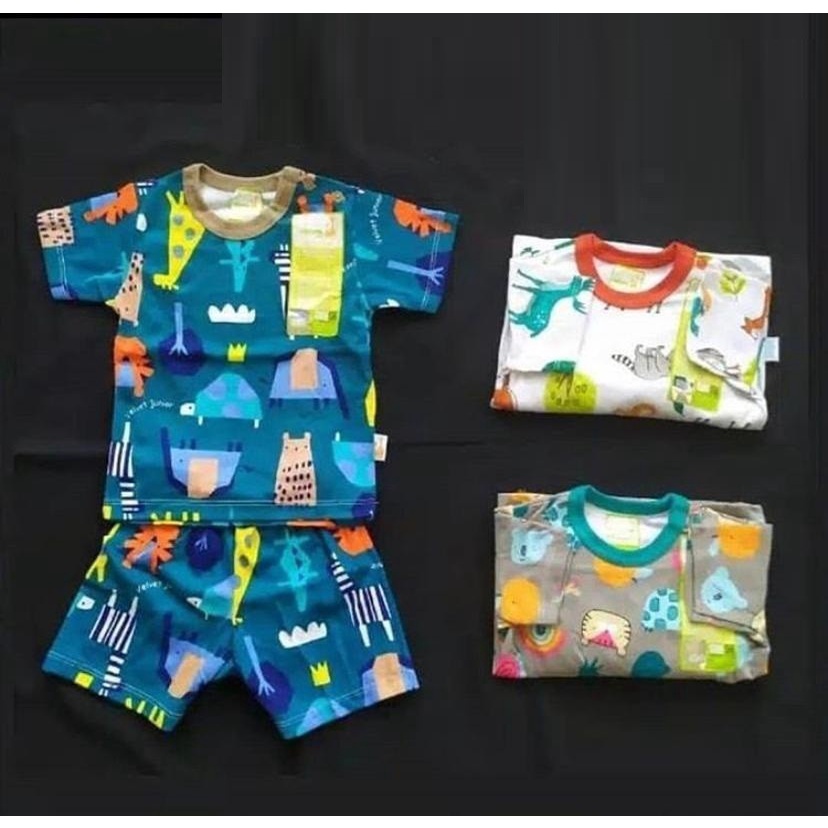 Setelan Oblong Baju Kaos Bayi Anak Ukuran NB S M L