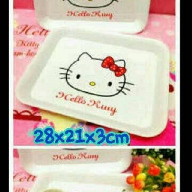 Nampan / Nampan Hello Kitty / Nampan Kitty / Nampan Melamin
