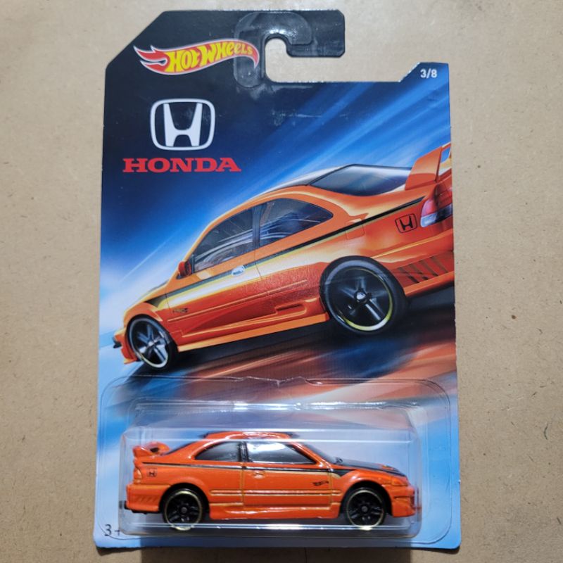 HOT WHEELS HONDA CIVIC SI / HONDA SERIES [ ORANGE BLACK ]