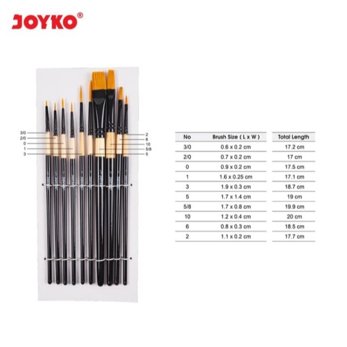 BRUSH / KUAS LUKIS KALIGRAFI / KUAS LEMBUT - JOYKO