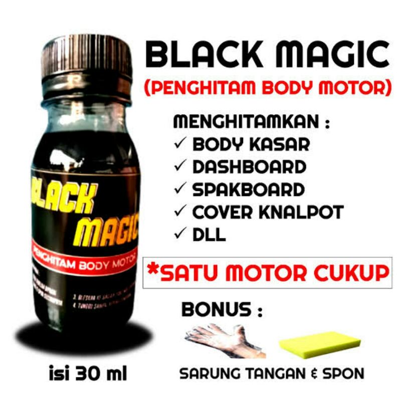 BLACK MAGIC PENGHITAM BODY MOTOR