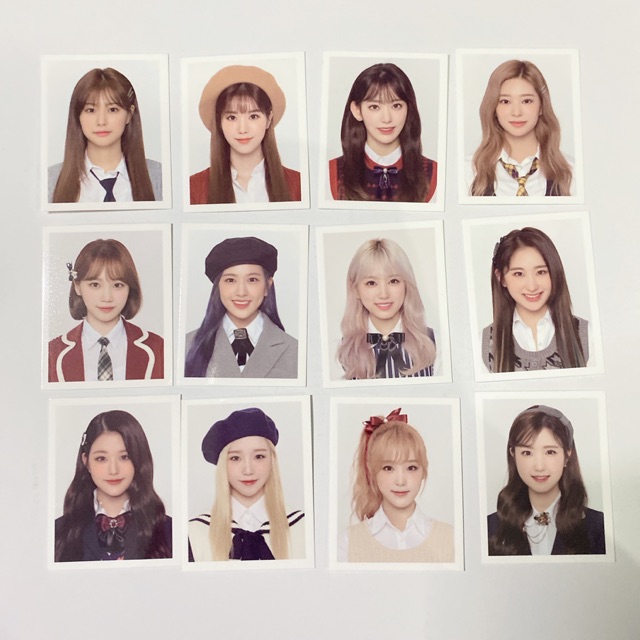 IZONE SECRET DIARY ID PHOTO