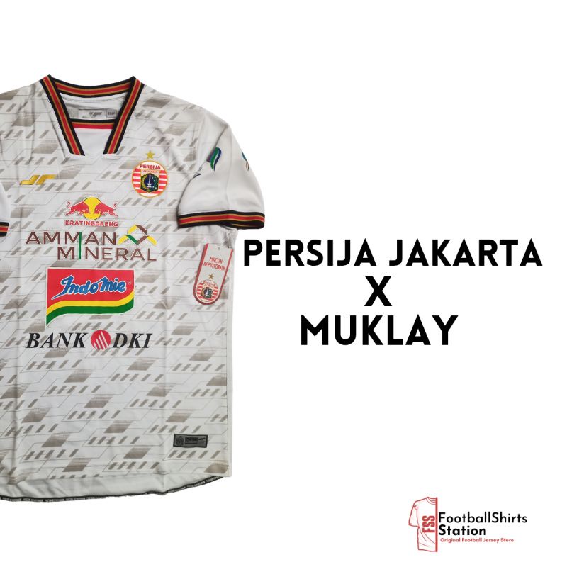 Jersey Persija Jakarta Away X Muklay Size L Original Juara