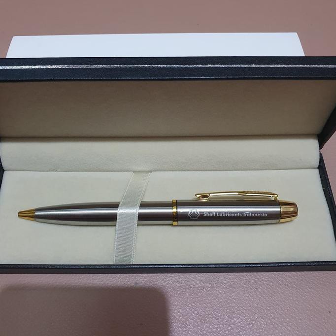 

Pulpen Parker Sonnet TW Stainless Steel Klip Emas Free Grafir Nama