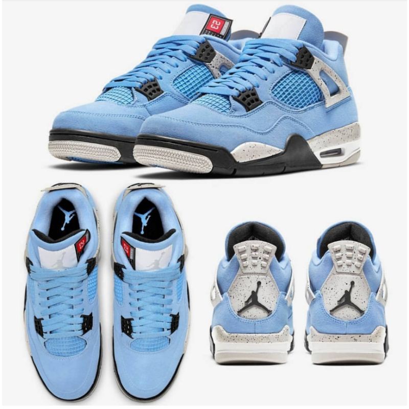 university jordan 4 blue