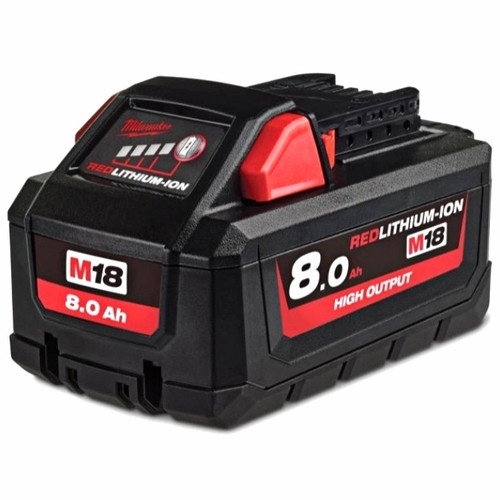 MILWAUKEE &quot;M18HB8 18VOLT 8.0AH REDLITHIUM™ HIGH OUTPUT™ BATTERY&quot;