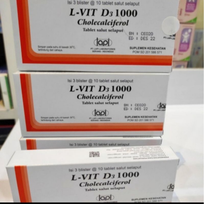 L-Vit D3 1000 iu cholecalsiferol