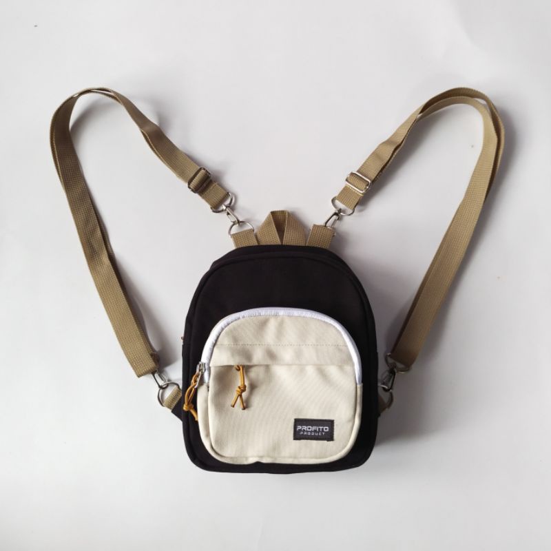 Tas Ransel Mini Multifungsi 3 in 1 Series-Black