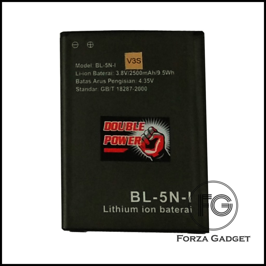 BATTERY DOUBLE POWER ANDROMAX V3S 2500 mAh