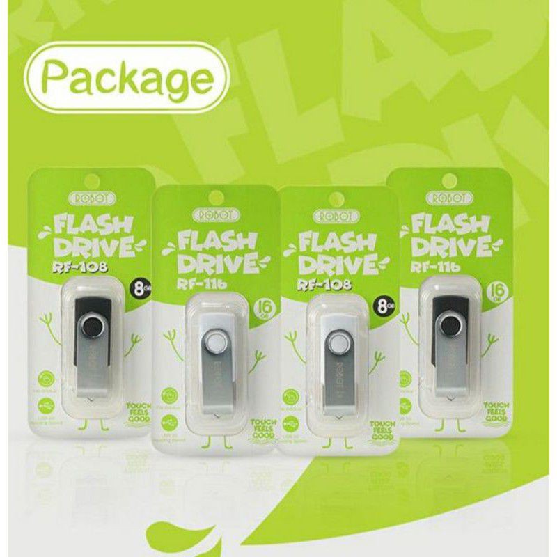 FLASHDISK ROBOT USB 4GB, 8GB, 32GB rotatable original