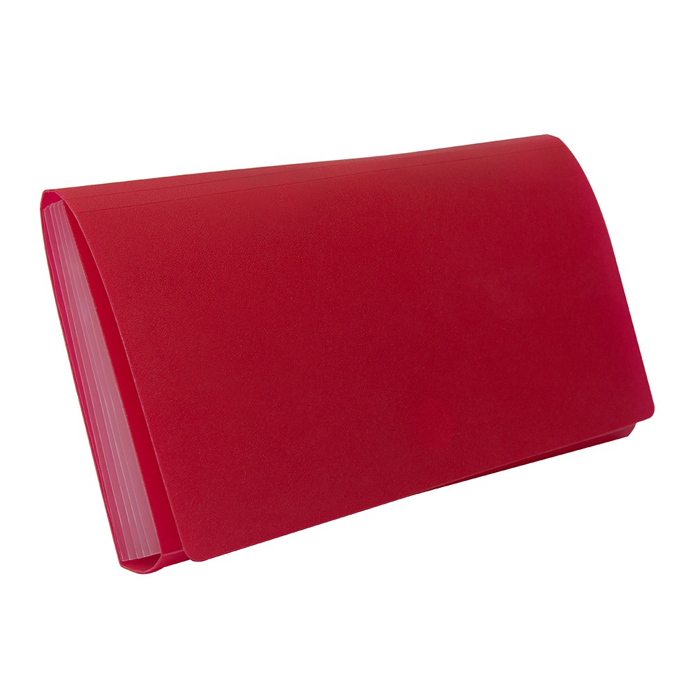 

[Zada] Bantex Expanding File Cheque (6 Pockets) Red 8810 09