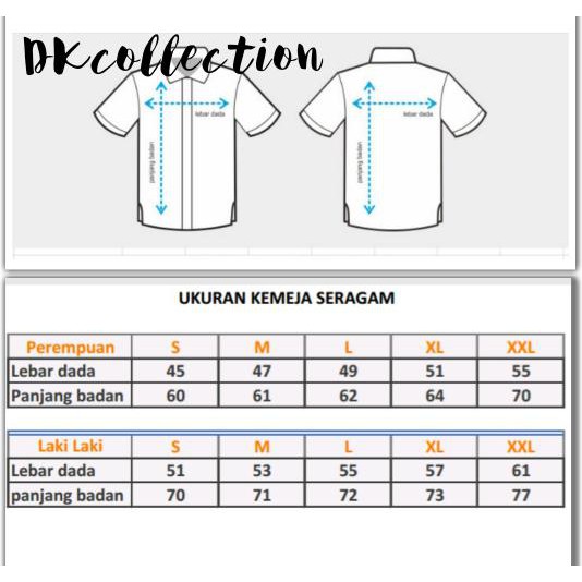 Baju Kemeja Seragam Sales Honda Pria Lengan Panjang Size S, M, L - Putih, S High Quality