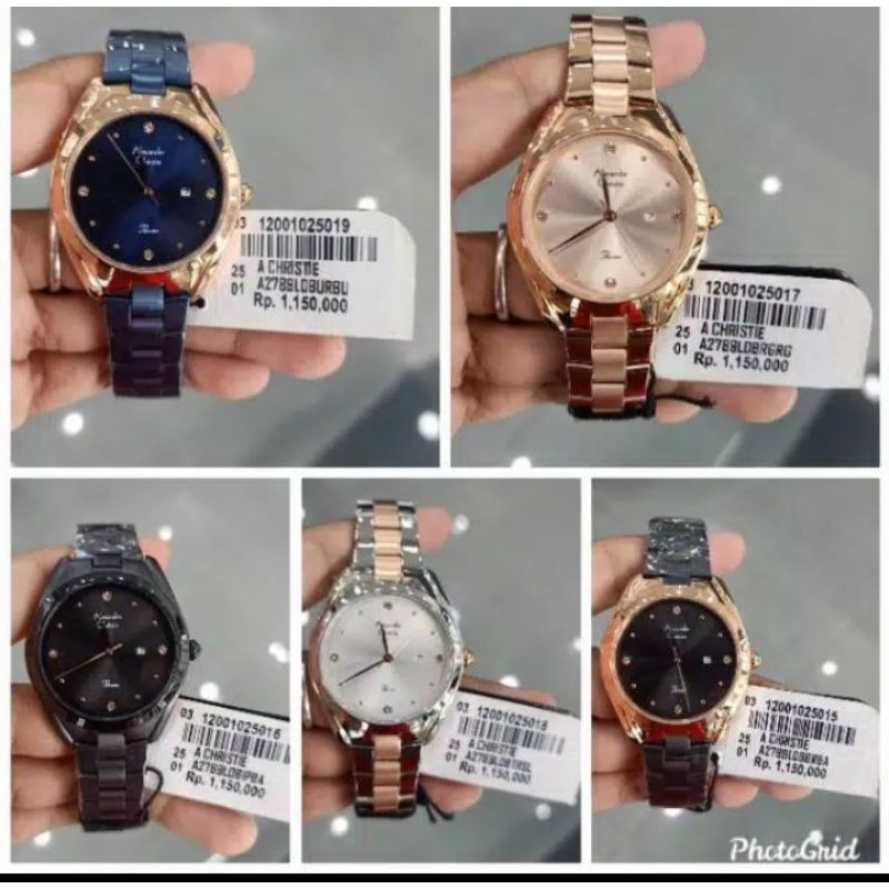 Jam tangan wanita original Alexandre christie AC-2789
