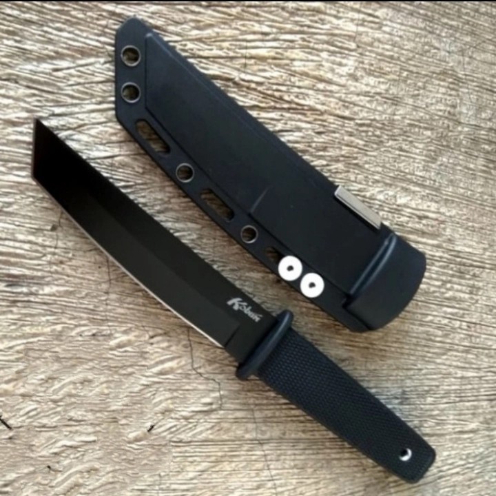 Pisau cold steel kobun hitam survival outdoor