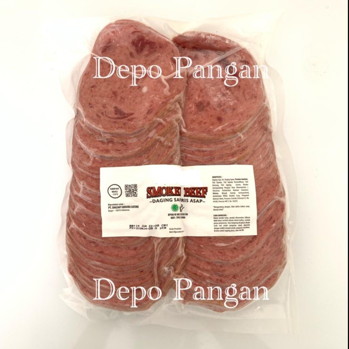 

Daging Asap - Smoked Beef Slice 1 Kg / Daging Sapi Iris Asap 1 Kg Enak / Halal