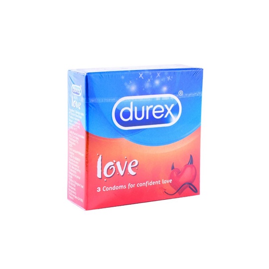 KONDOM DUREX LOVE 3S PRIVASI AMAN