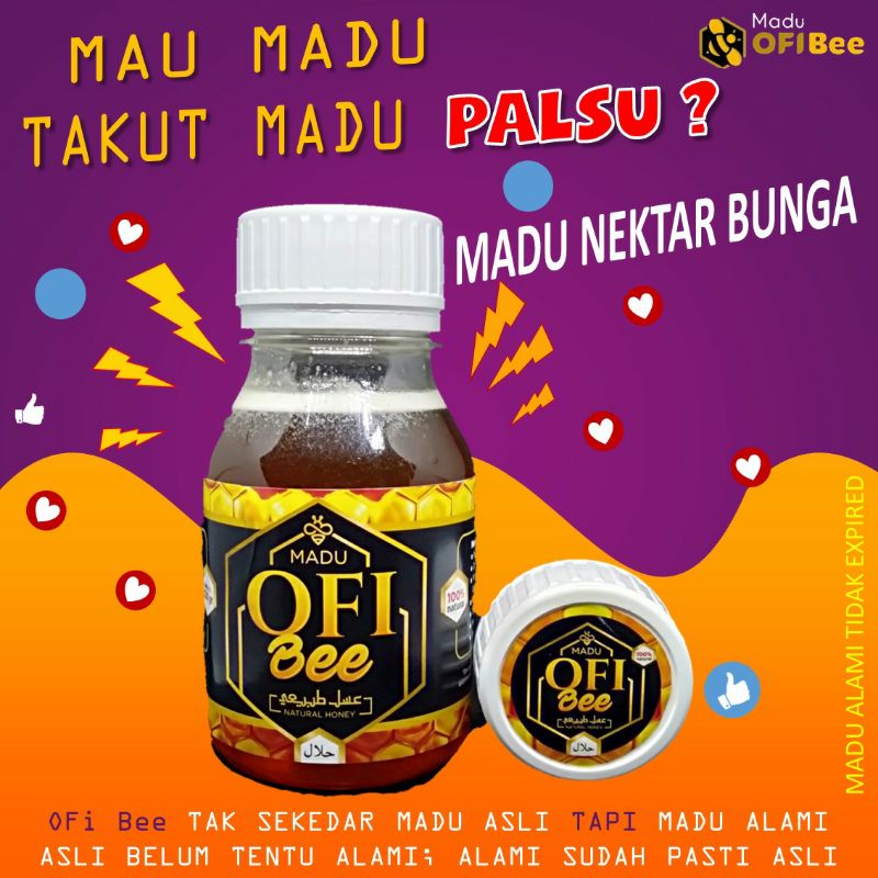 [COD) Madu Murni Asli Madu Nektar Bunga