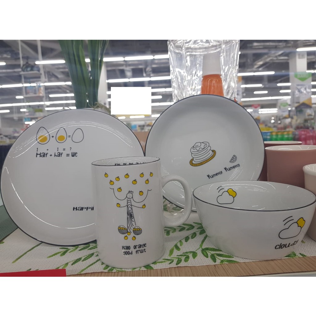 OPHELIA RHETT BREAKFAST SET - KADO PIRING SET - SPECIAL GIFT