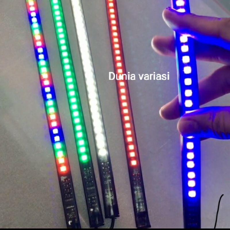 Lampu LED Fleksibel Kolong Strip 12volt 24volt 32cm Running Motor