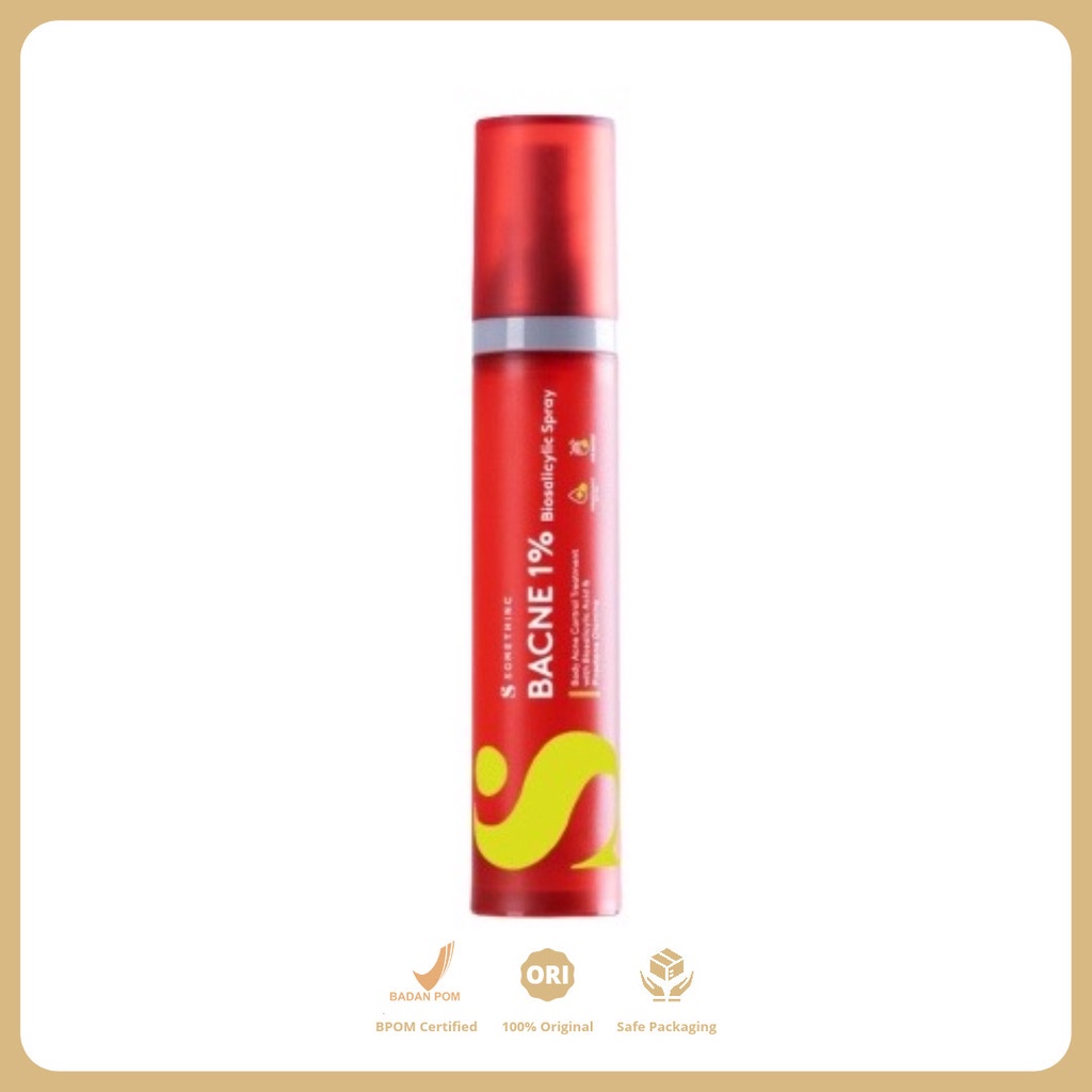 SOMETHINC Bacne 1% Biosalicylic Spray - Spray Jerawat Badan & Jerawat Punggung