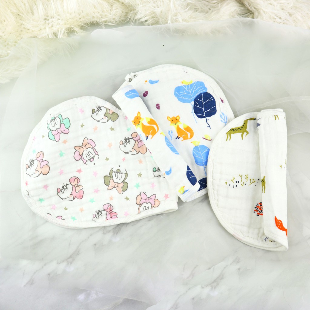 Burp Bib Celemek Cotton Bamboo - B01002