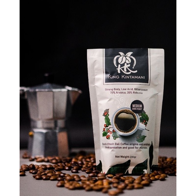 

Kopi Blend Arabica dan Robusta-Bubuk Halus-200 gram