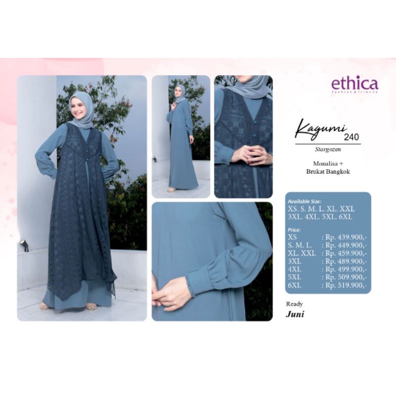 Baju Gamis Ethica Kagumi 240
