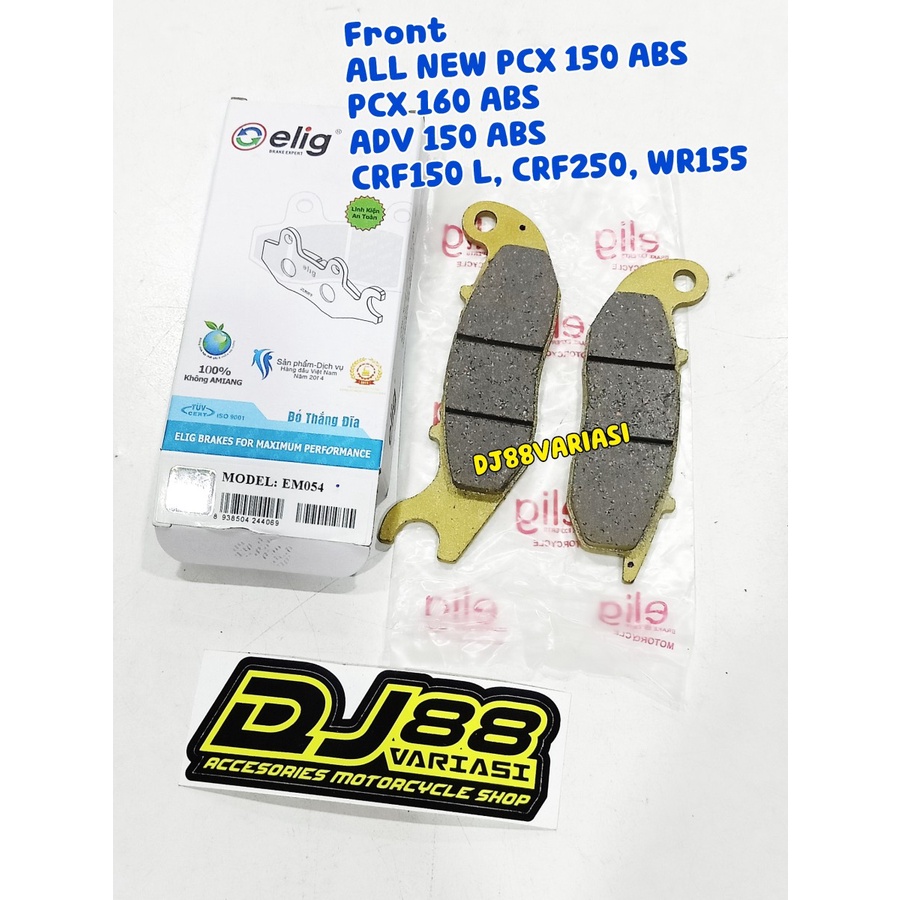 Kampas rem elig depan PCX 150 ABS PCX 160 ABS Adv 150 abs CRF 150L