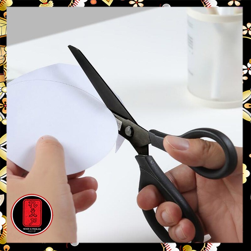 Huohou Gunting Titanium Plated Scissors Set 2 PCS - HU0030 - Black