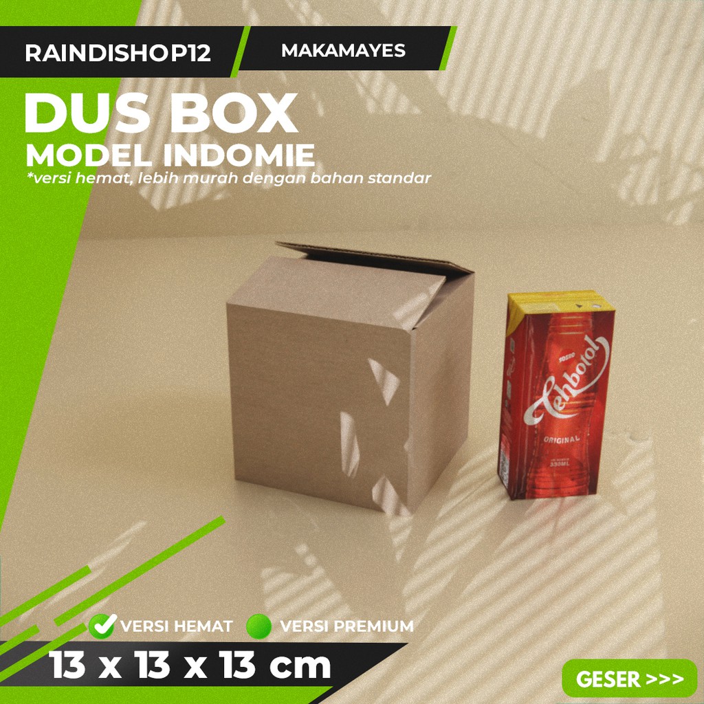

BOX 13 X 13 X 13 CM KARDUS KOTAK KEMASAN PACKAGING KADO POLOS