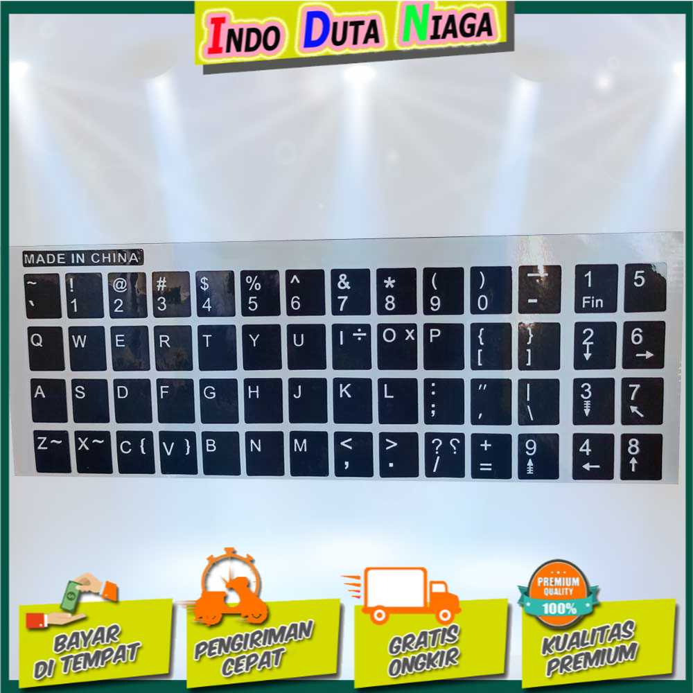 IDN TECH - English Layout Sticker for Keyboard / Stiker Keyboard