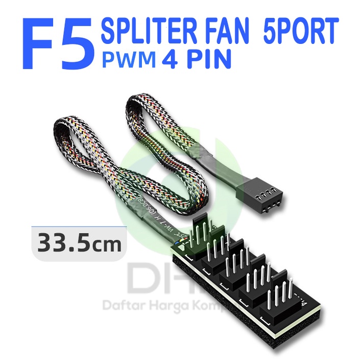 Spliter Fan 5 Port PWM 4Pin Coolmoon