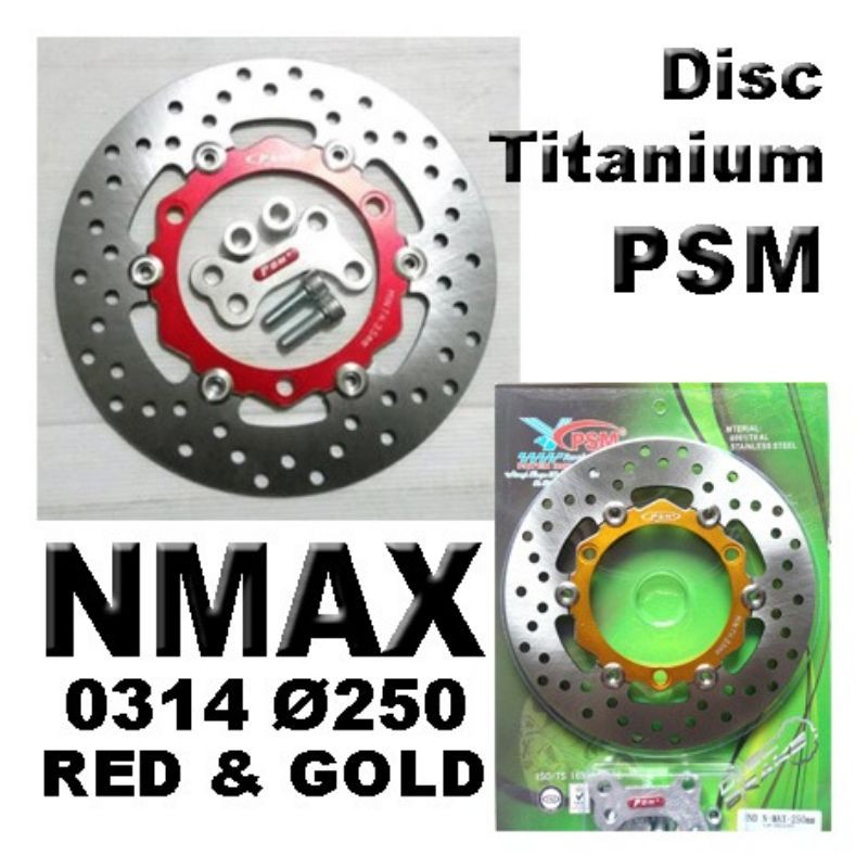 cakram depan PSM Nmax 155 disc titanium Nmax 155