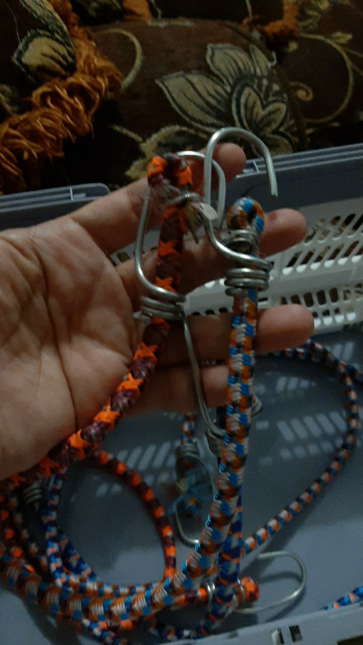 Tali Karet Bagasi Motor Elastis Pegas Kait Cantolan Panjang 1 Meter 1m 100cm 100 Cm 40 Inch